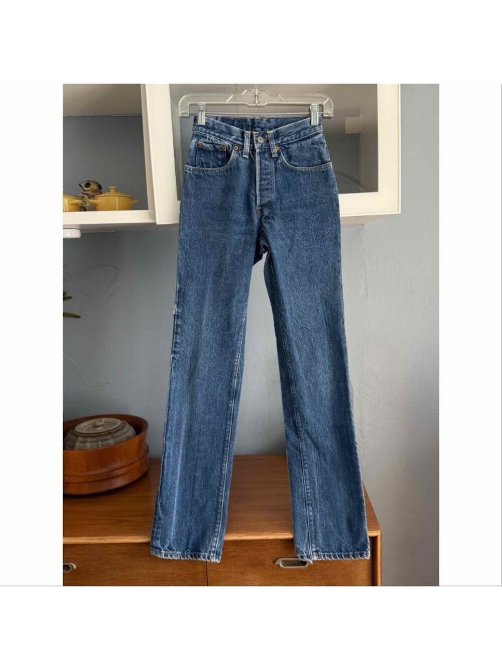 Vtg 80’s Levi’s Wash ‘Em Hot 501 0118 Jeans “Shrink to Fit” Size 23 X31